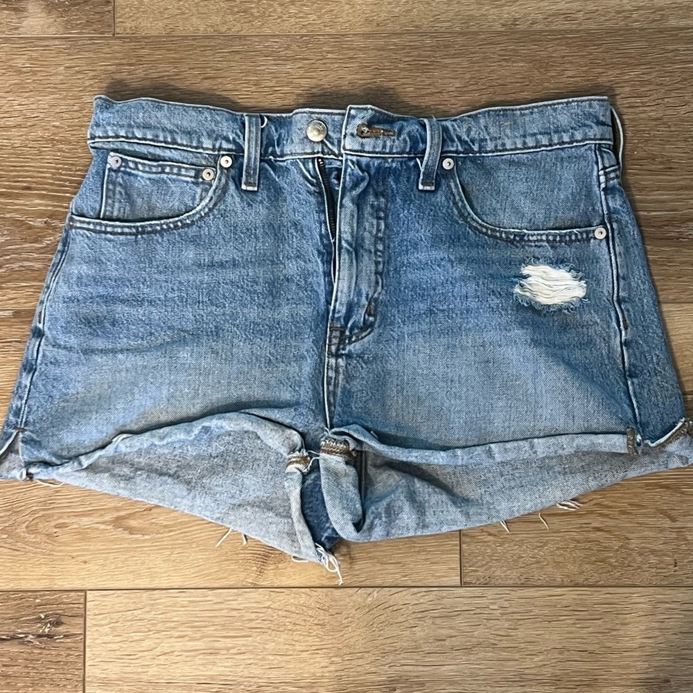 Madewell denim Distressed Women Shorts